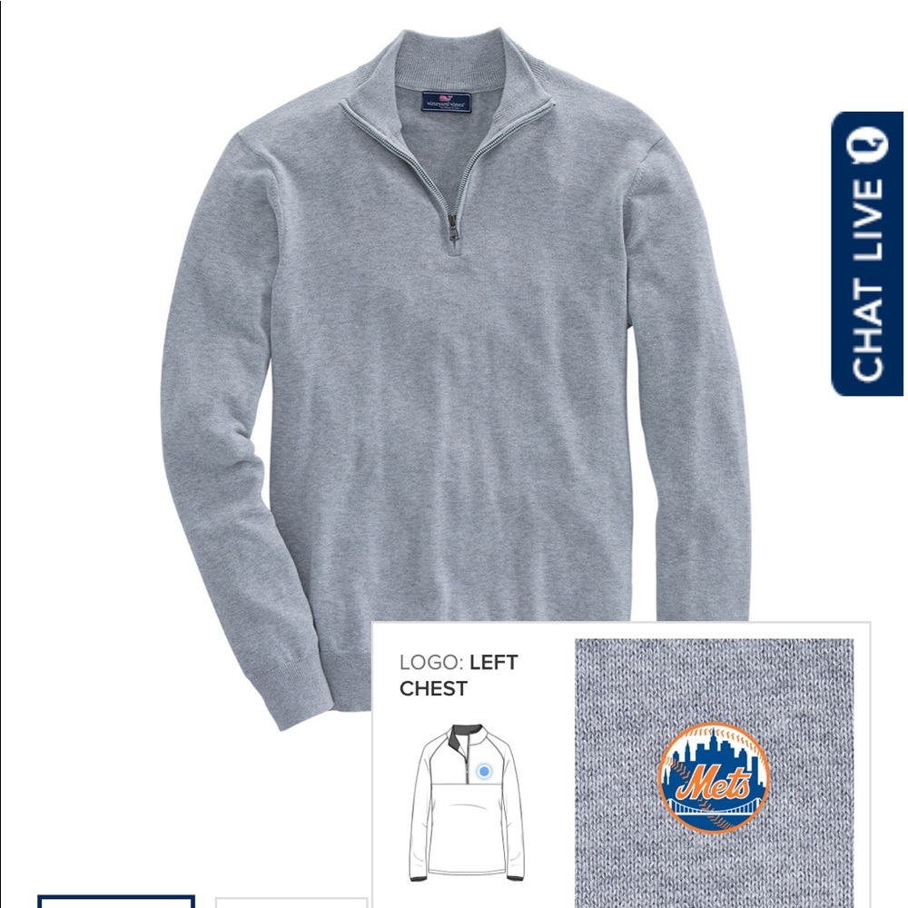 Men’s NY Mets Vineyard Vines sweater